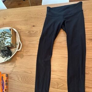 Lululemon wunder under leggings full length size 4 all black